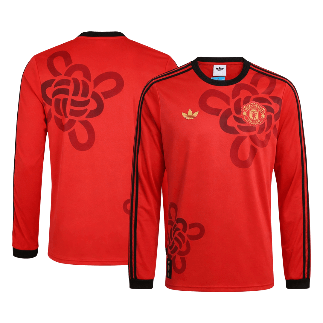 Camiseta de fútbol de manga larga del Manchester United 2025/26