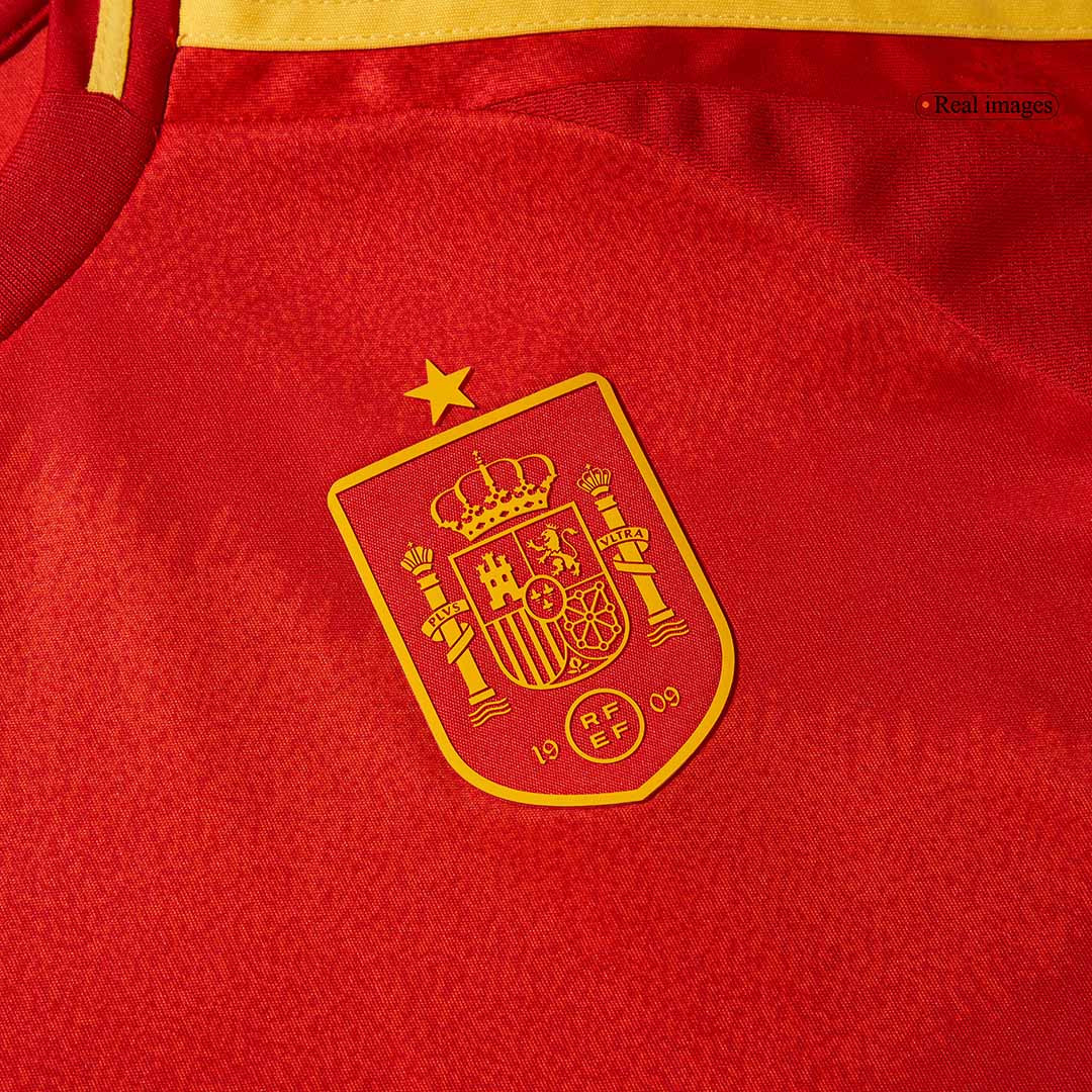 Kit de fútbol local de España para niños (Kit y pantalón corto) Eurocopa 2024