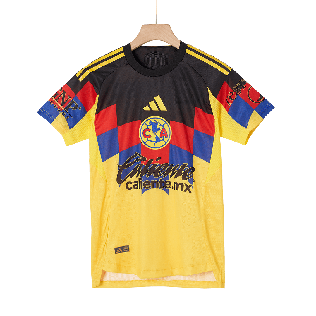 Camiseta de fútbol local auténtica del Club América 2025/26 amarilla