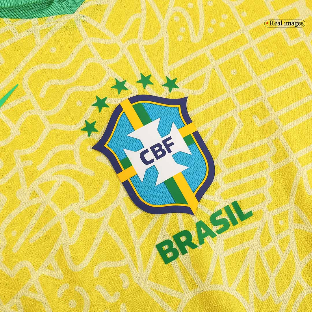 Camiseta de fútbol local auténtica de Brasil para la Copa América 2024
