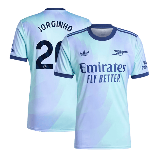 Camiseta de fútbol de visitante del Arsenal JORGINHO #20