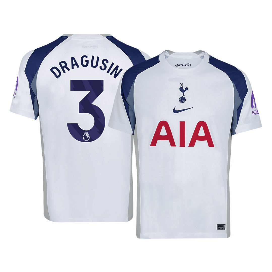 Camiseta de fútbol local del Tottenham Hotspur DRAGUSIN #3 2025/26