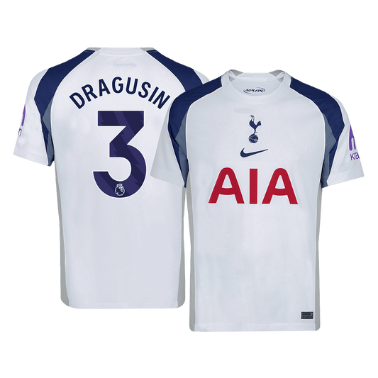 Camiseta de fútbol local del Tottenham Hotspur DRAGUSIN #3 2025/26