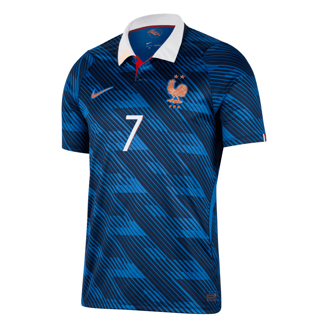 DEMBELE #7 Camiseta de local de Francia para el Mundial 2026 Azul