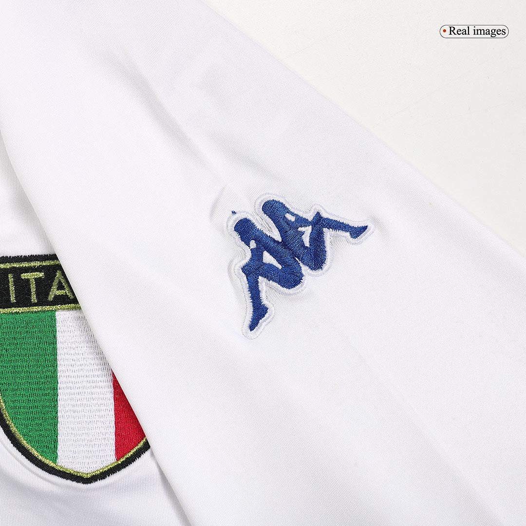 Camiseta retro de fútbol de visitante de Italia 2002