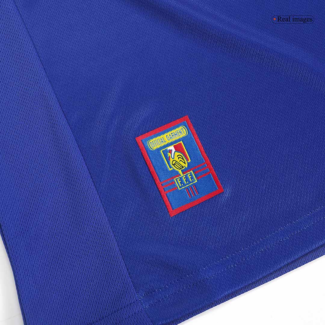 Camiseta retro de fútbol local de la Copa Mundial de Francia 1998