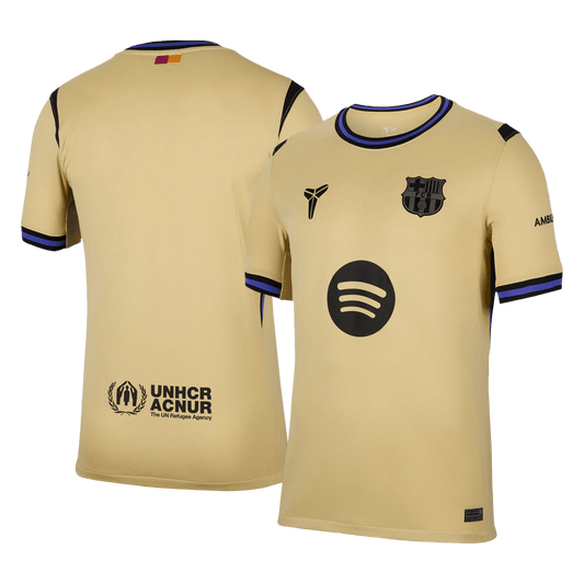 Camiseta de fútbol visitante del Barcelona 2025/26 amarilla