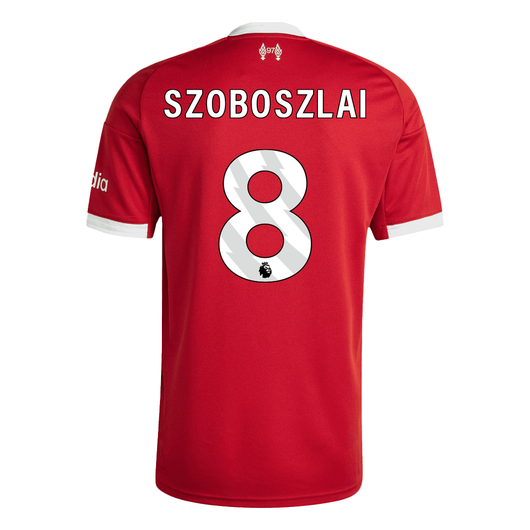 Camiseta de fútbol SZOBOSZLAI #8 Liverpool 1ª equipación 2025/26