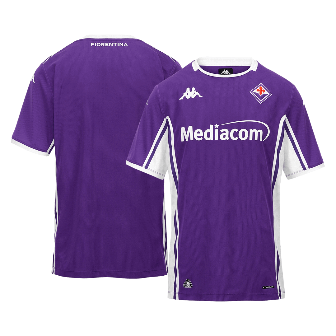 Camiseta de fútbol local de la Fiorentina 2025/26, morada