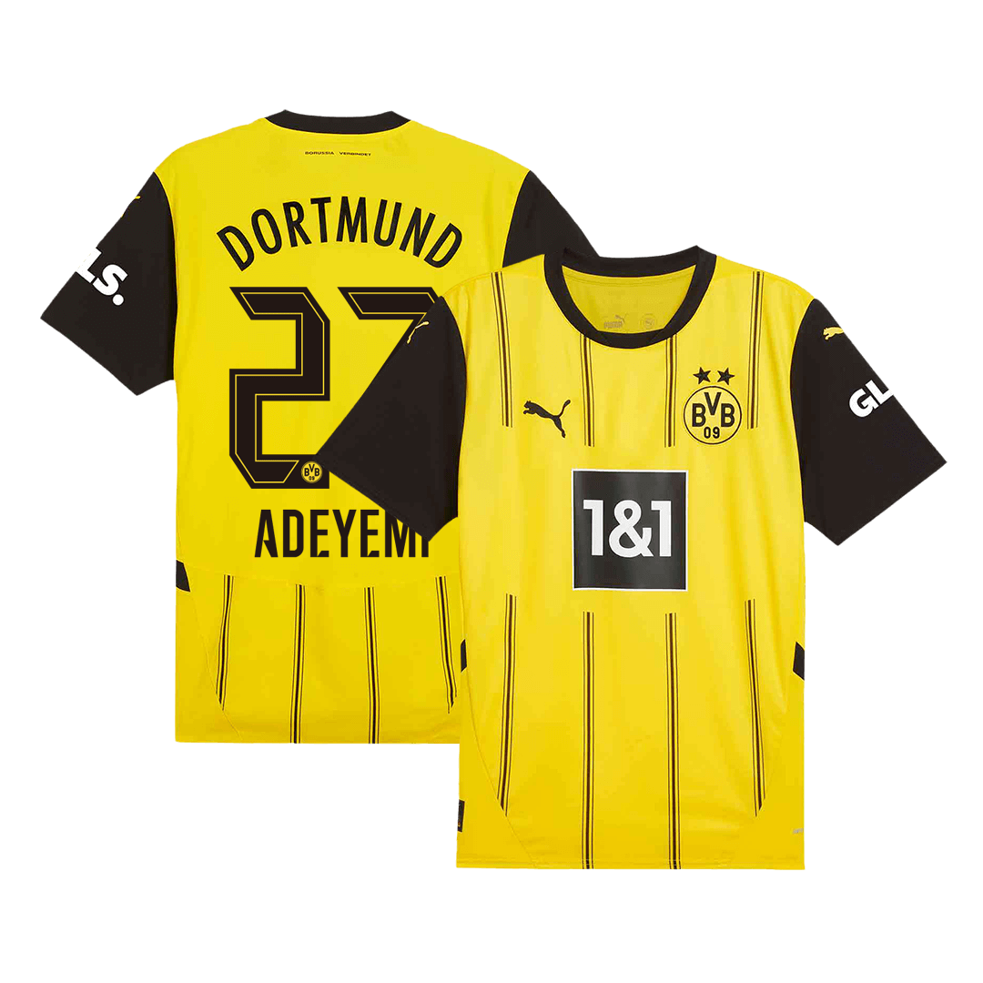 Camiseta de fútbol local del Borussia Dortmund ADEYEMI #27