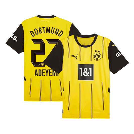 Camiseta de fútbol local del Borussia Dortmund ADEYEMI #27