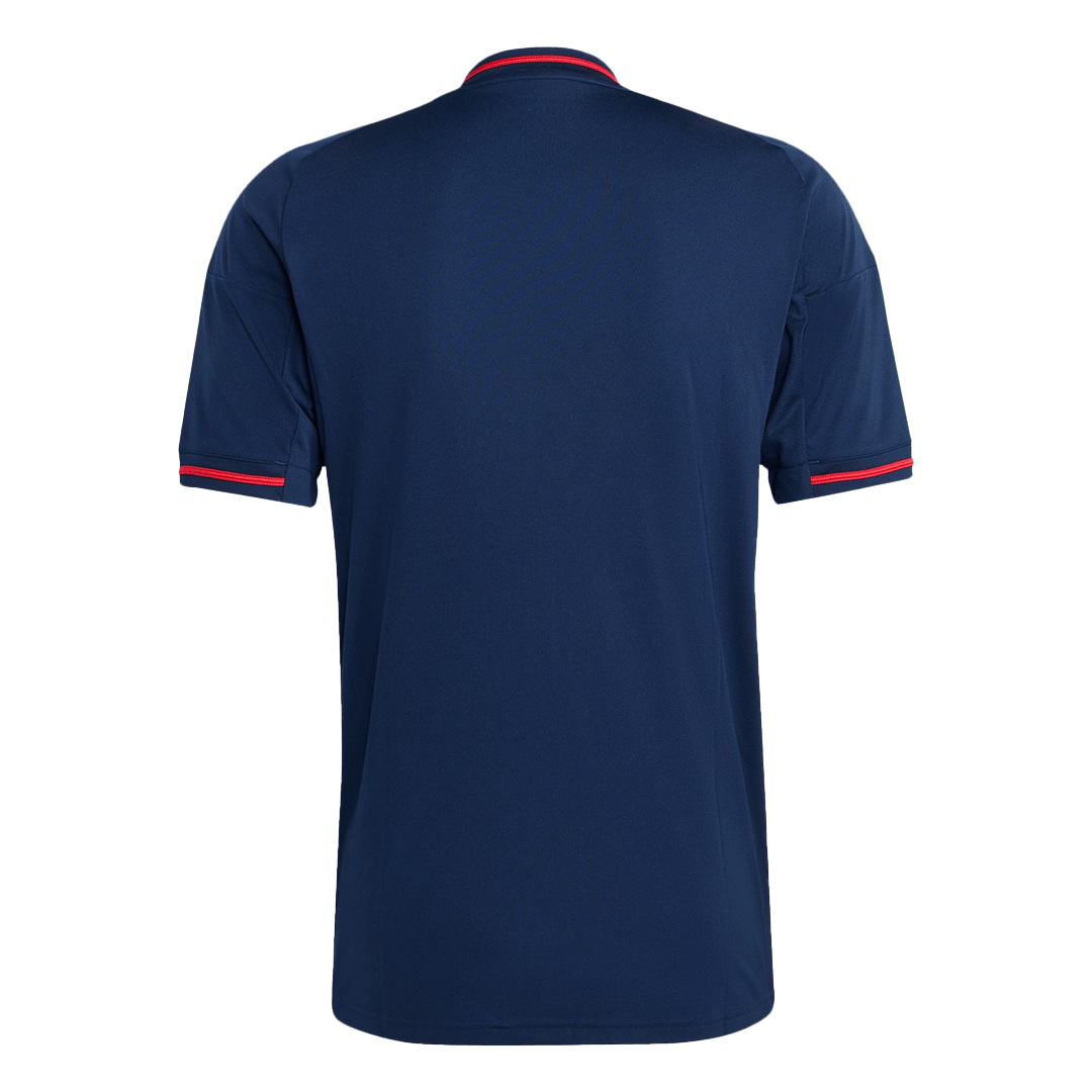 Camiseta de Futbol Olympique Lyonnais Segunda Equipación 25/26 Azul Marino