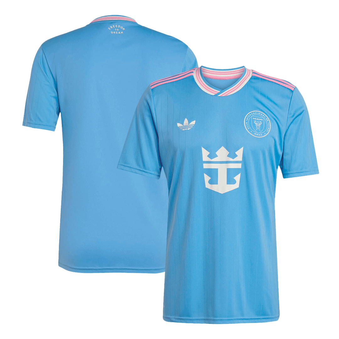 Camiseta de fútbol visitante del Inter Miami 2025, azul, tercera equipación