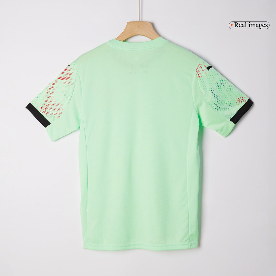 Camiseta de fútbol visitante de Portugal 2025 para hombre, verde - Eurocopa femenina