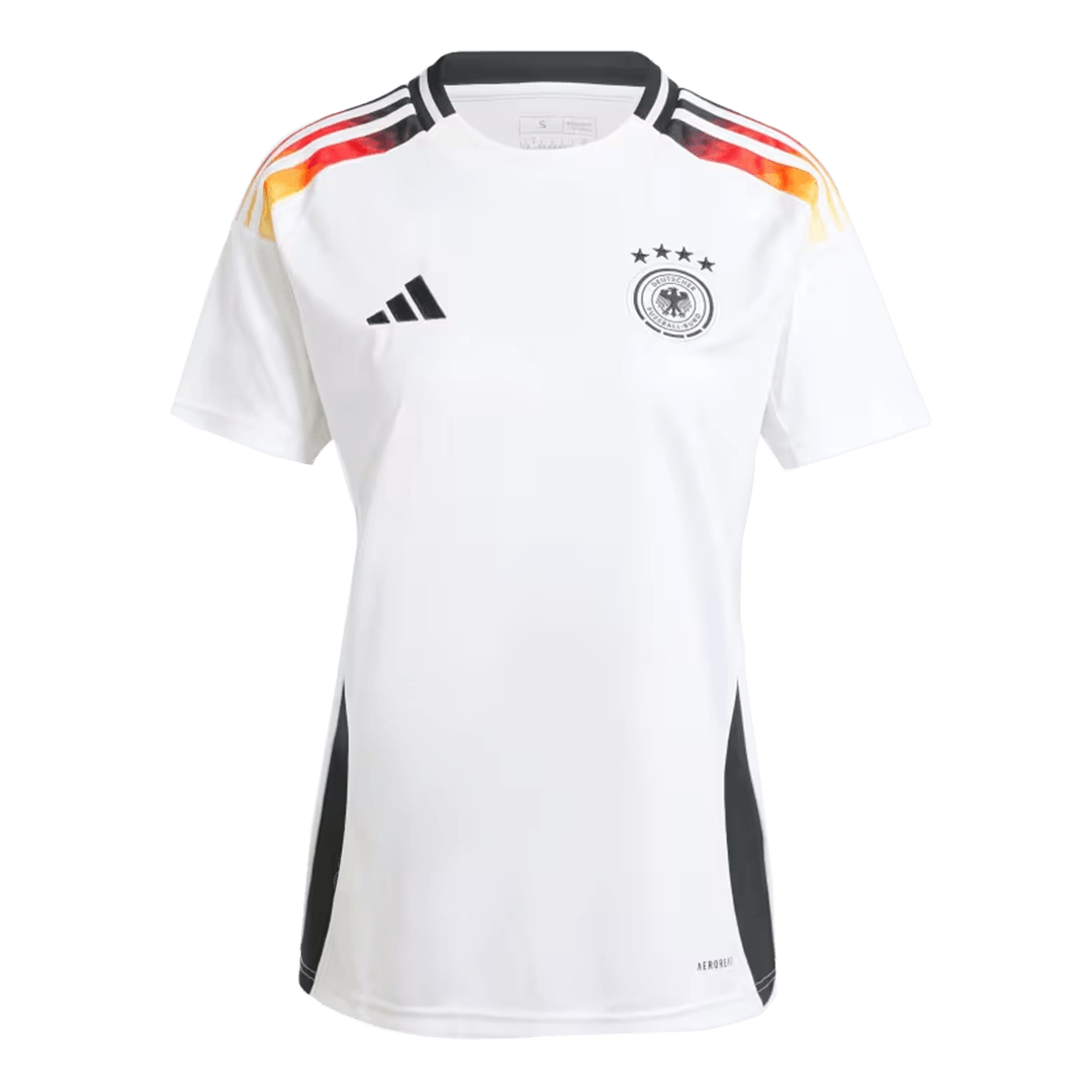 Camiseta de fútbol local de Alemania para mujer, Eurocopa 2024