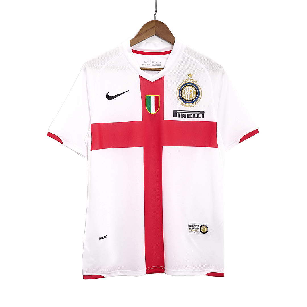 Camiseta retro de fútbol visitante del Inter de Milán 2007/08