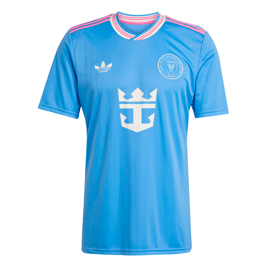 Camiseta de fútbol de visitante DE PAUL #7 Inter Miami 2025 Azul