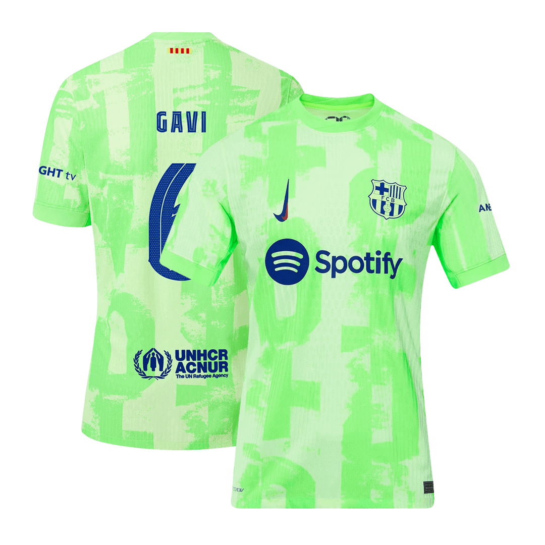 Camiseta de fútbol GAVI #6 del Barcelona (3.ª equipación) 2024/25 - UCL
