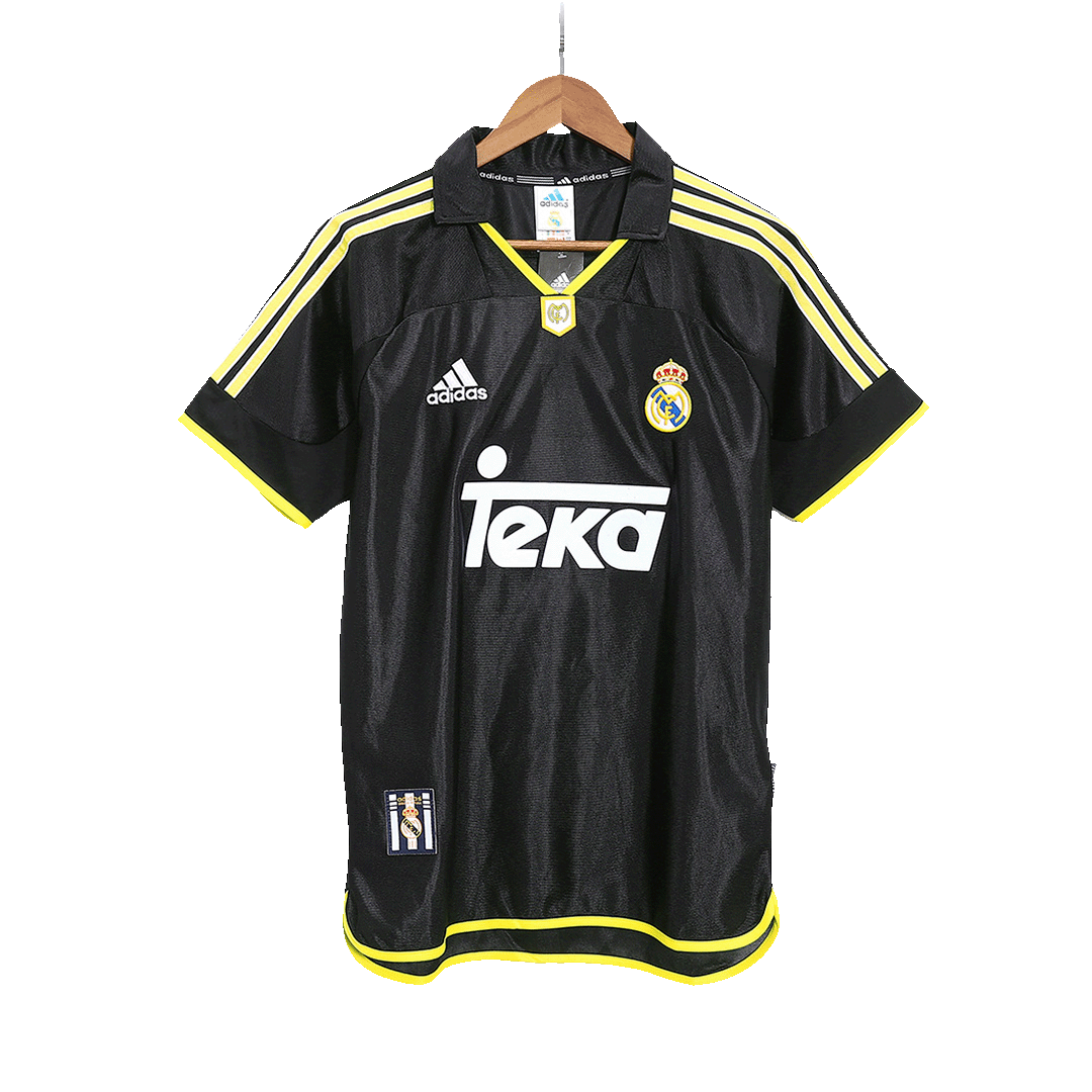Camiseta de fútbol vintage de visitante del Real Madrid 99/01