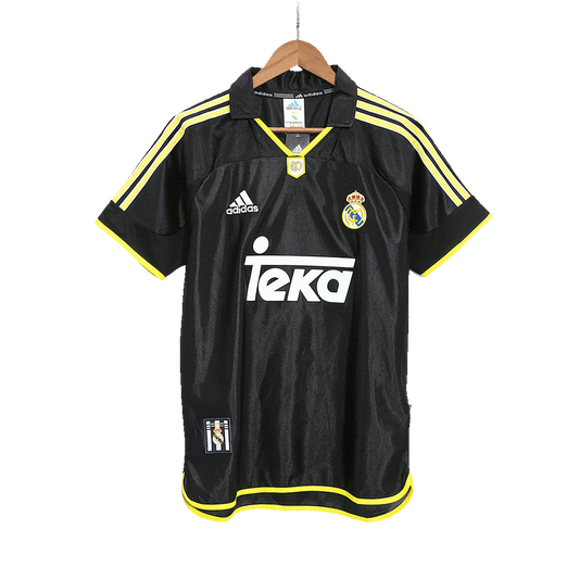 Camiseta de fútbol vintage de visitante del Real Madrid 99/01