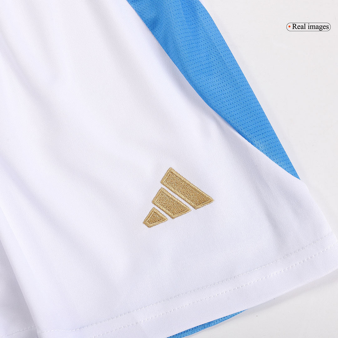 Kit de fútbol local de Argentina para niños (Kit y pantalón corto) Copa América 2024
