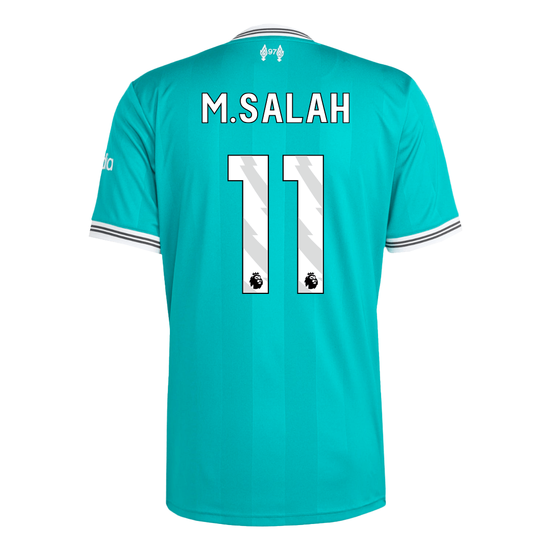 Camiseta de fútbol de visitante del Liverpool n.° 11 de M.SALAH 2025/26