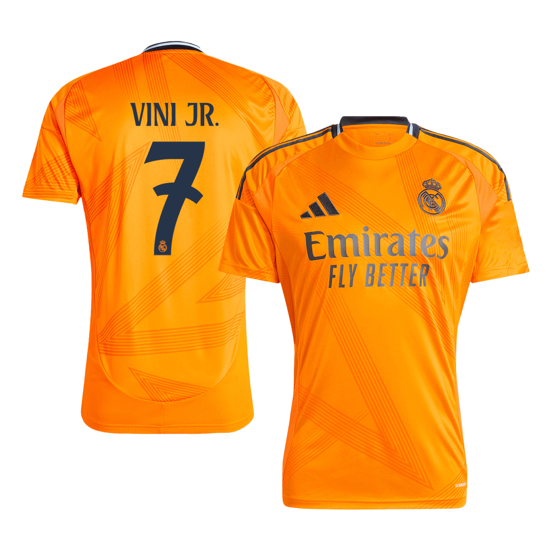 Camiseta de fútbol visitante VINI JR. #7 del Real Madrid