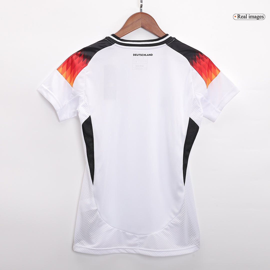 Camiseta de fútbol local de Alemania para mujer, Eurocopa 2024