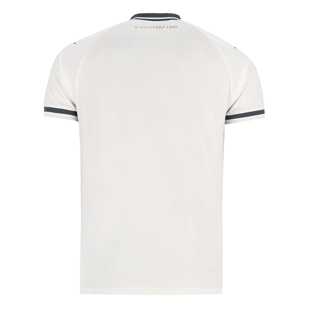 Camiseta de fútbol visitante de la Lazio 25/26 blanca