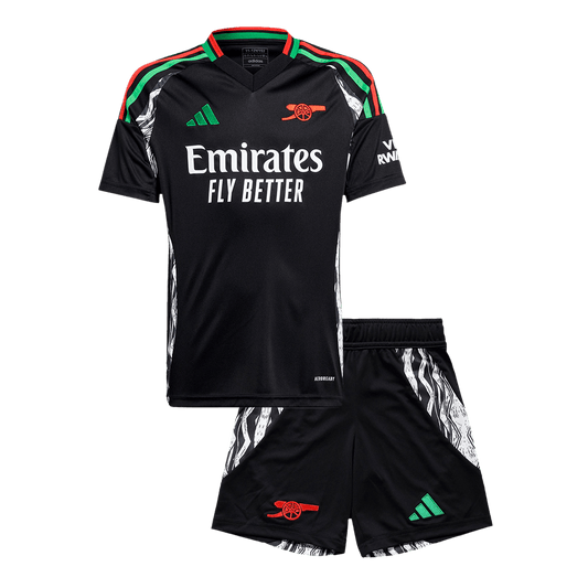 Kit de visitante del Arsenal para niños (Kit y pantalón corto) 2024/25