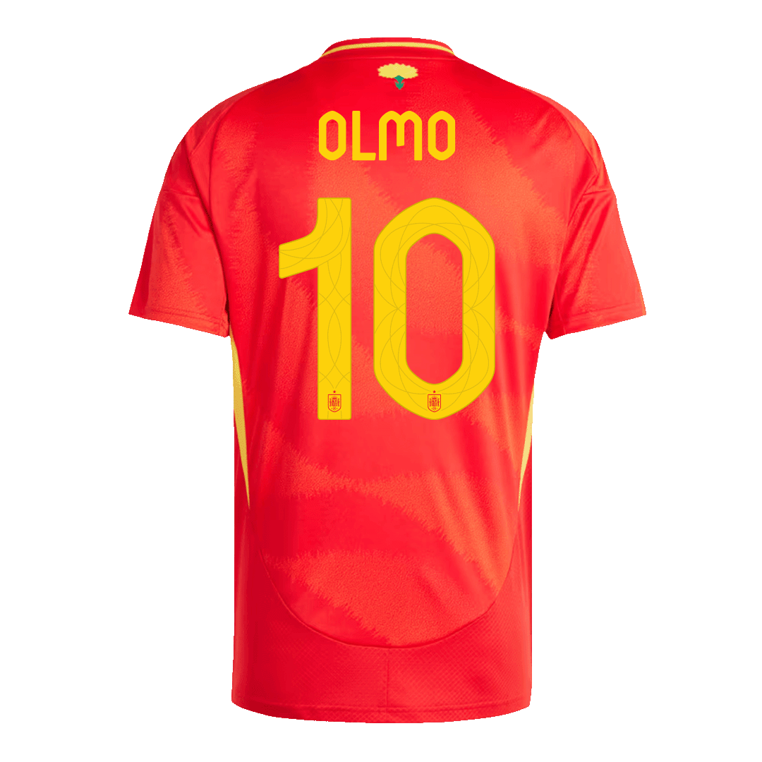 Camiseta de fútbol local de España OLMO #10 para la Eurocopa 2024