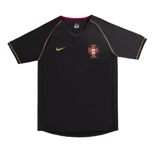 Camiseta retro de fútbol de visitante de Portugal 2006