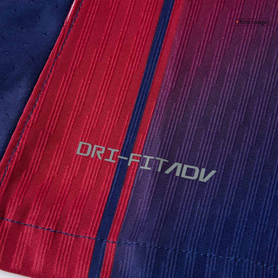 Camiseta de fútbol local auténtica del Barcelona 2025/26 ROONY #19, roja y azul - UCL