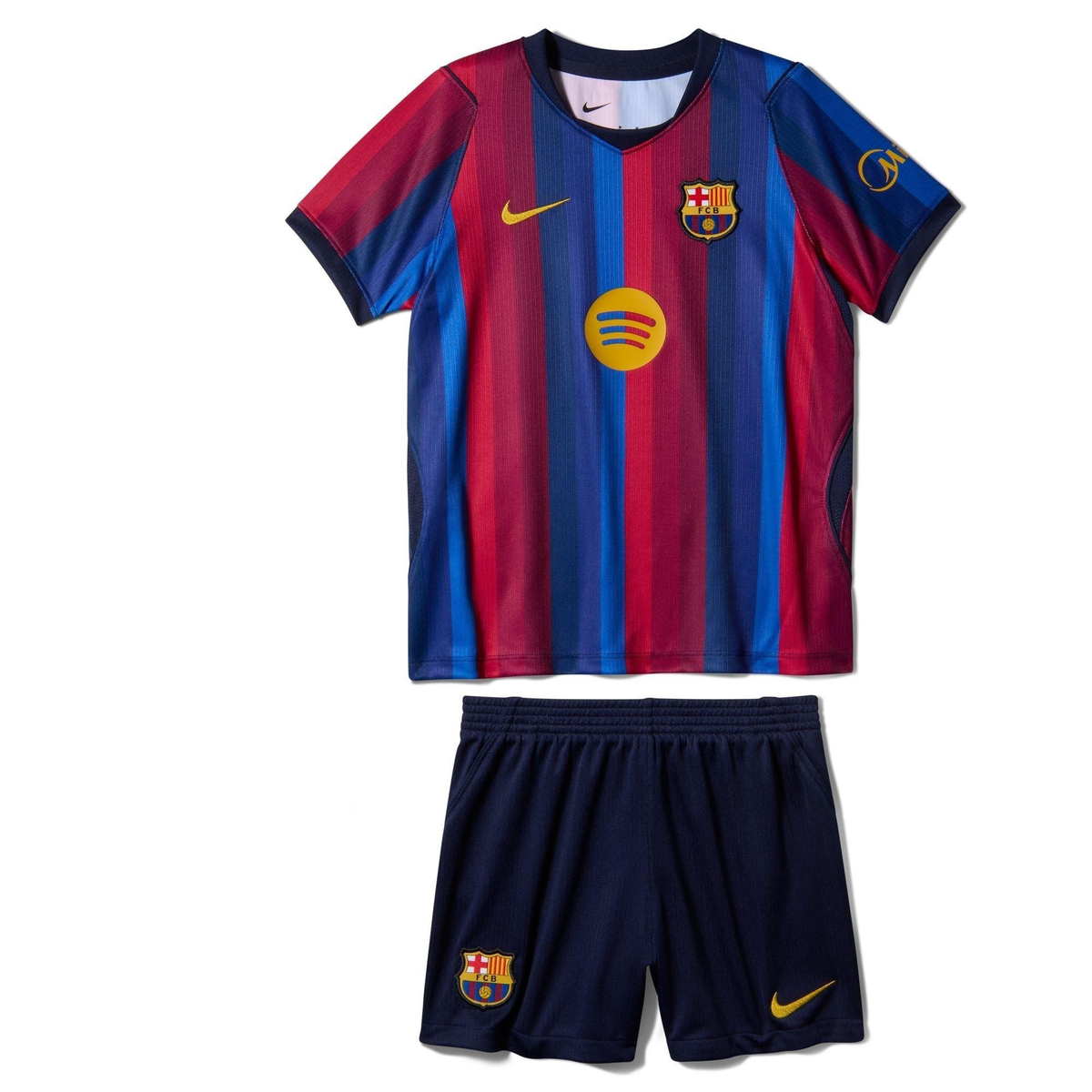 Conjunto de camiseta local del Barcelona 2026/27 para niños