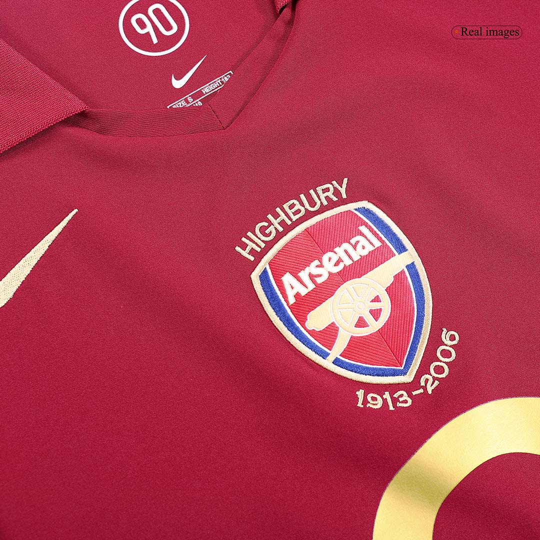 Camiseta de fútbol retro HENRY #14 2005/06 del Arsenal