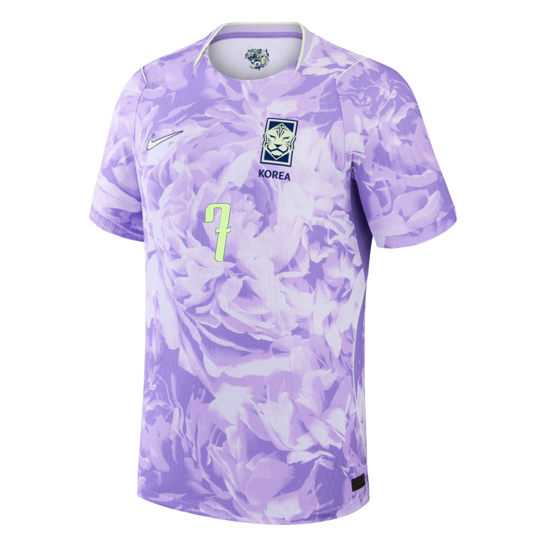 Auténtica camiseta de visitante de HEUNGMIN #7 de Corea del Sur 2026
