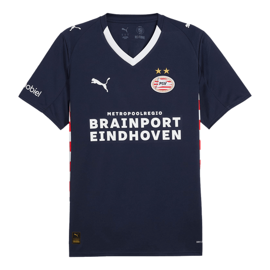 Camiseta Futbol PSV Eindhoven Segunda Equipación 25/26 Azul Marino