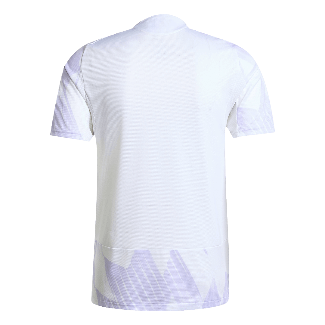 Camiseta de fútbol visitante auténtica del Manchester United 2025/26, blanca
