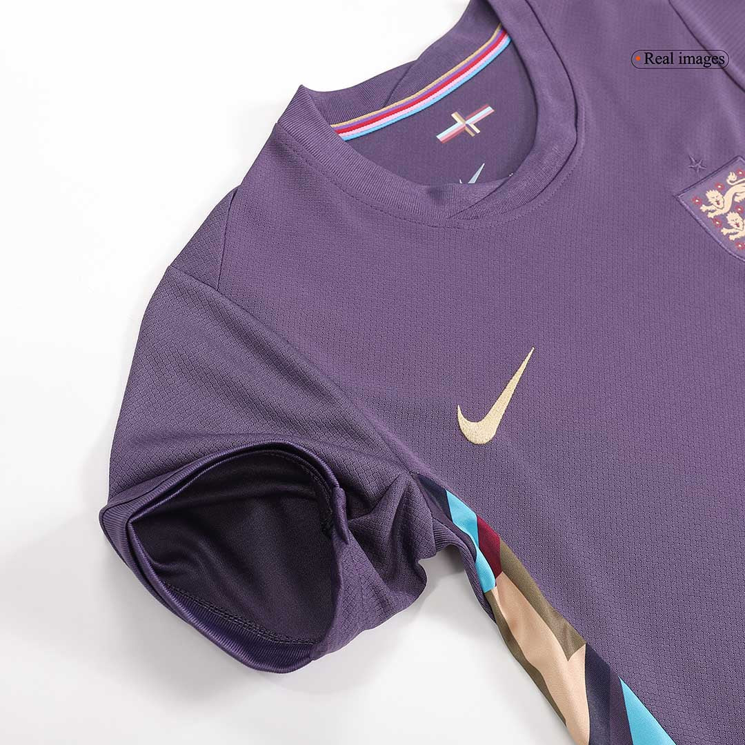 Kit de fútbol visitante de Inglaterra para niños (camiseta y pantalón corto) Eurocopa 2024
