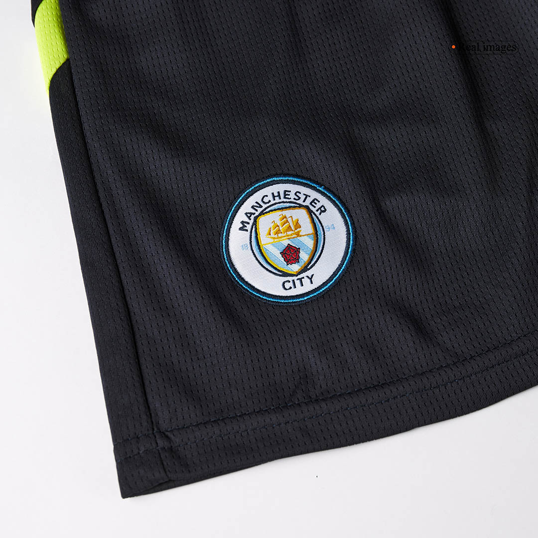 Kit de visitante del Manchester City para niño (camiseta y pantalón corto) 2024/25