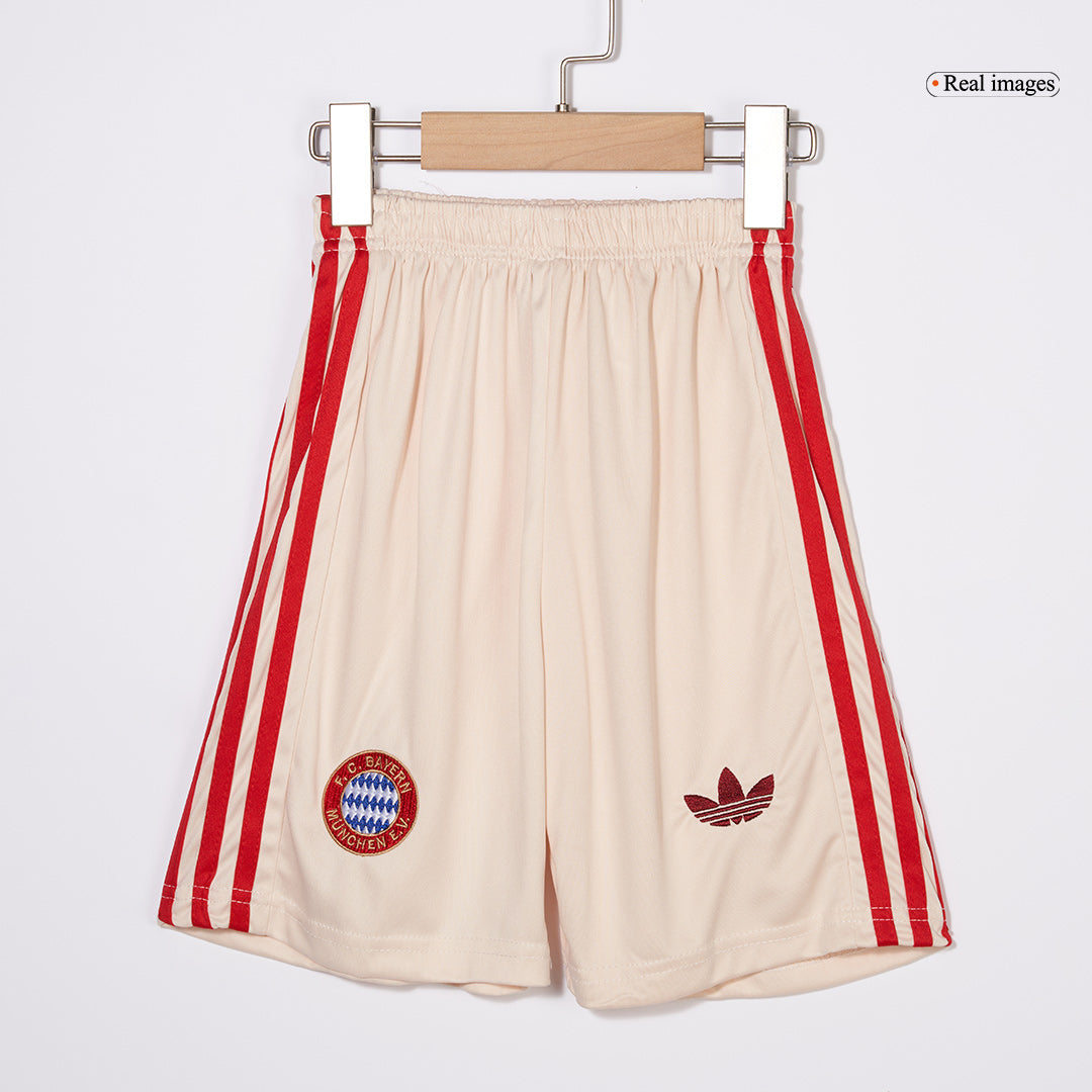 Kit de fútbol infantil de visitante del Bayern Múnich (camiseta y pantalón corto) 2024/25 - UCL
