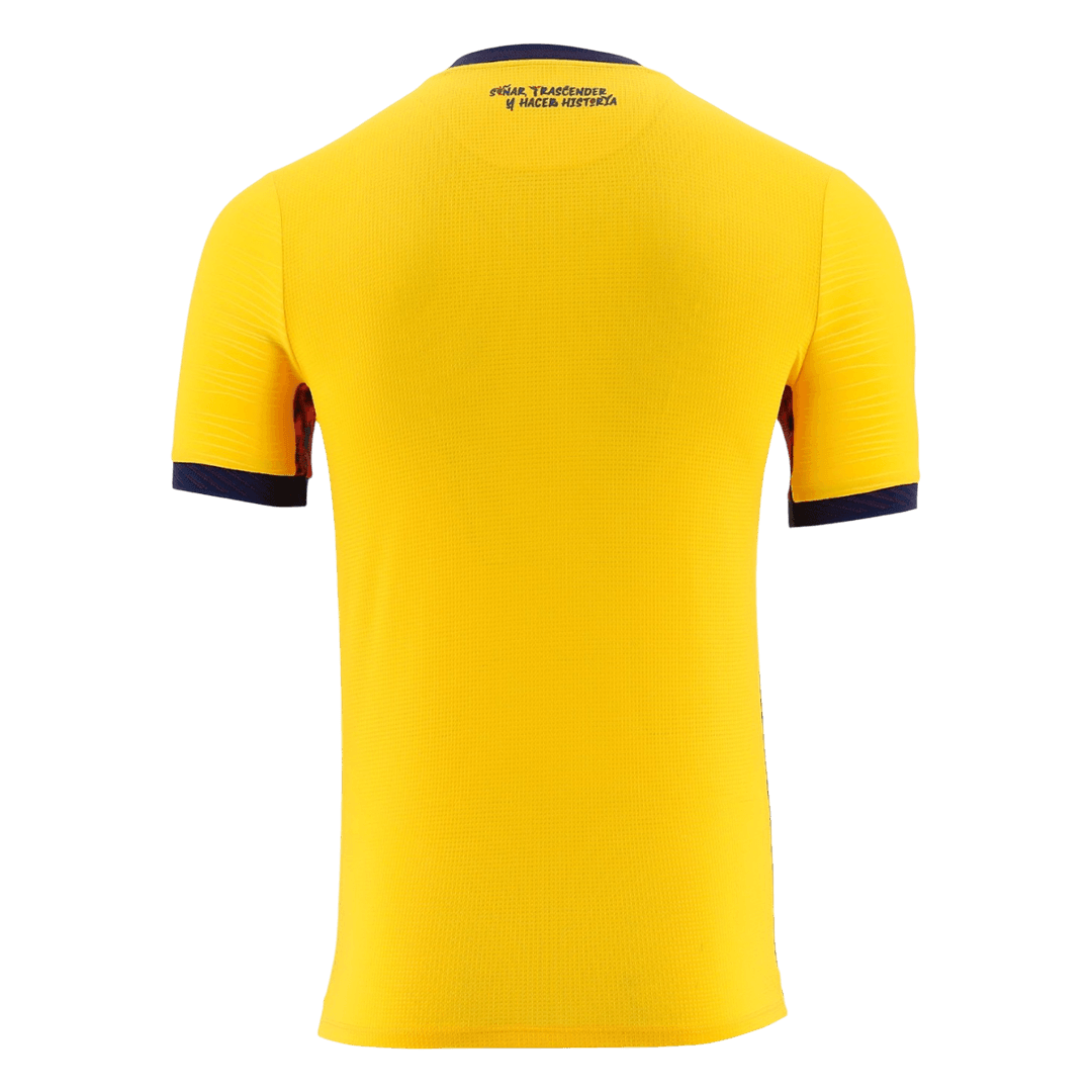 Camiseta de local de Ecuador para el Mundial 2026, color amarillo.