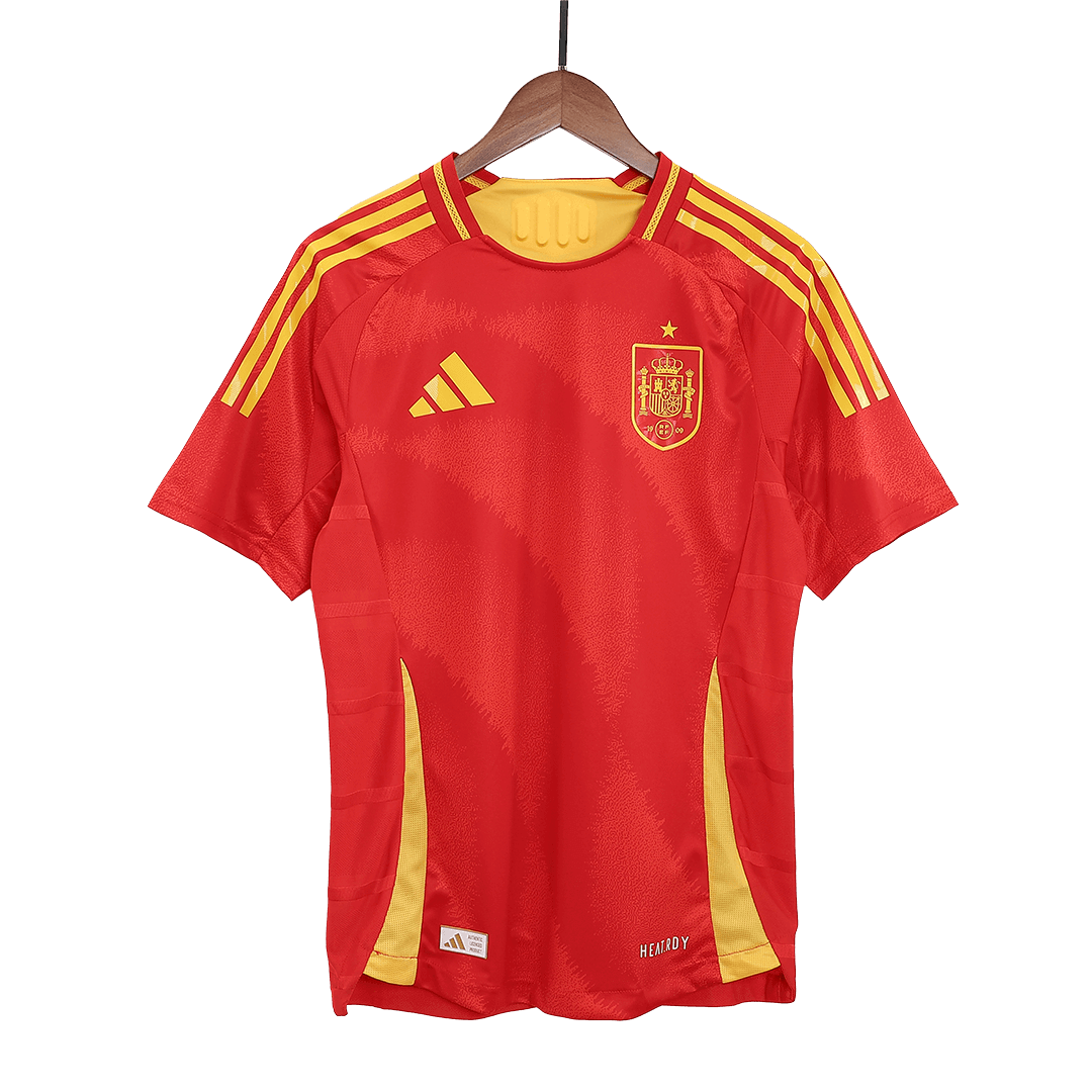 Camiseta de fútbol local auténtica de España para la Eurocopa 2024