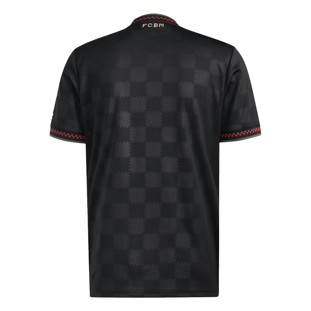 Camiseta de fútbol de visitante del Bayern Múnich 2025/26, tercera equipación, color negro