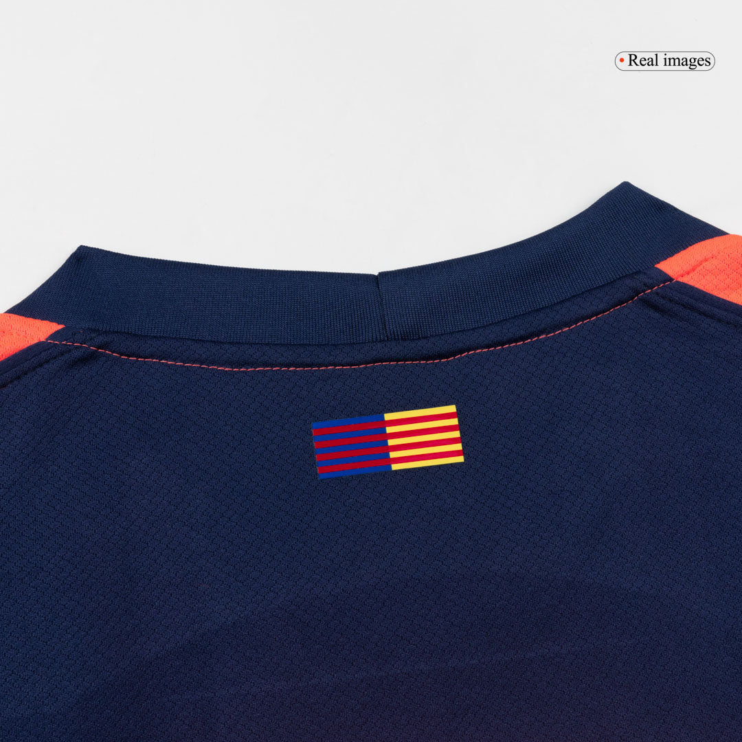 Camiseta de fútbol visitante RAPHINHA #11 del Barcelona 2025/26 (UCL)