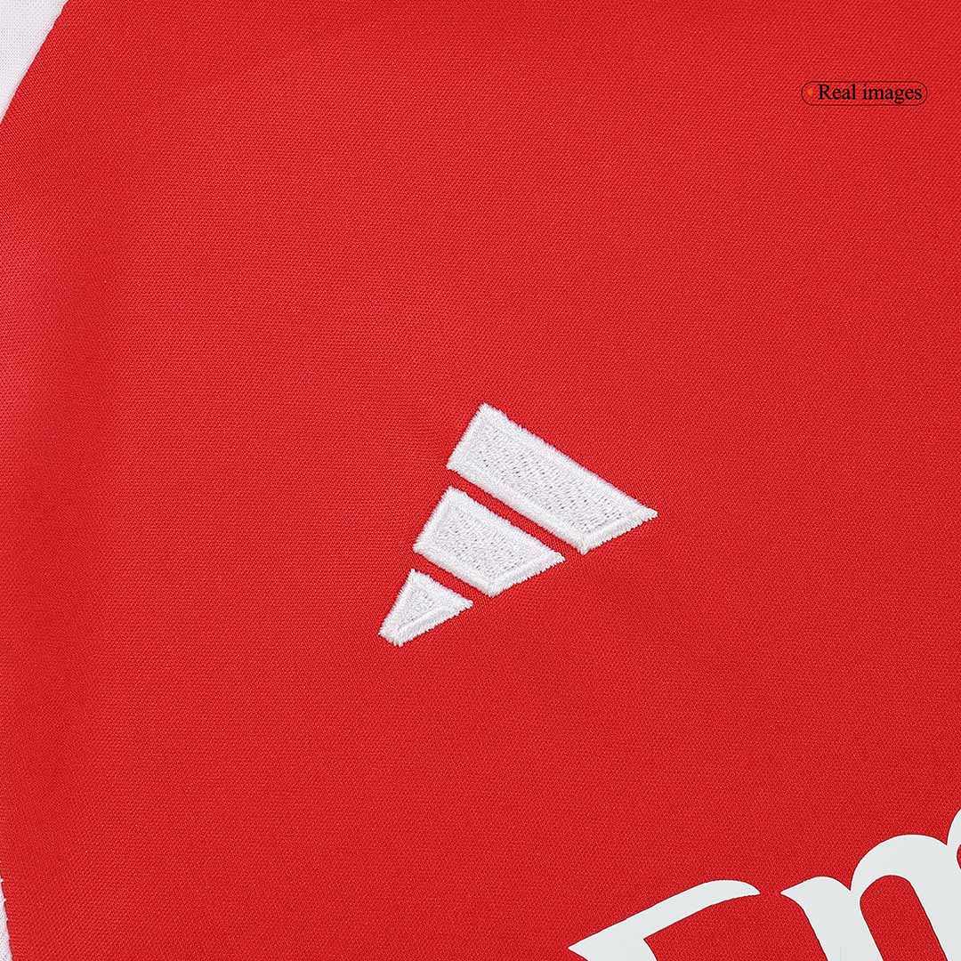 Kit de camiseta de fútbol local del Arsenal para niños (camiseta, pantalones cortos y calcetines)