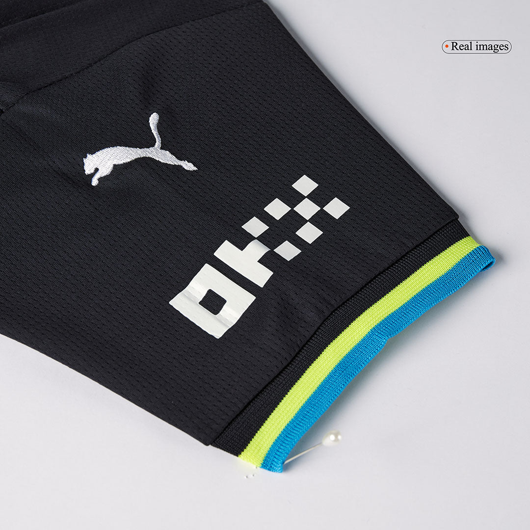 Kit de visitante del Manchester City para niño (camiseta y pantalón corto) 2024/25