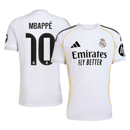Camiseta de fútbol local del Real Madrid MBAPPÉ #10 2025/26