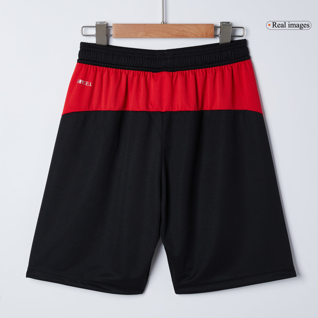Kit de camiseta de fútbol local del AC Milan (camiseta, pantalones cortos y calcetines) 2025/26