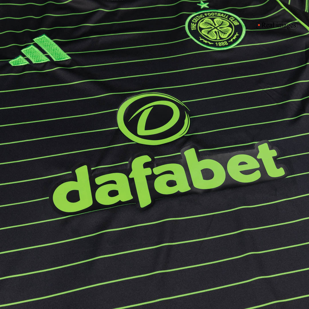 Camiseta de fútbol visitante del Celtic 2025/26 negra